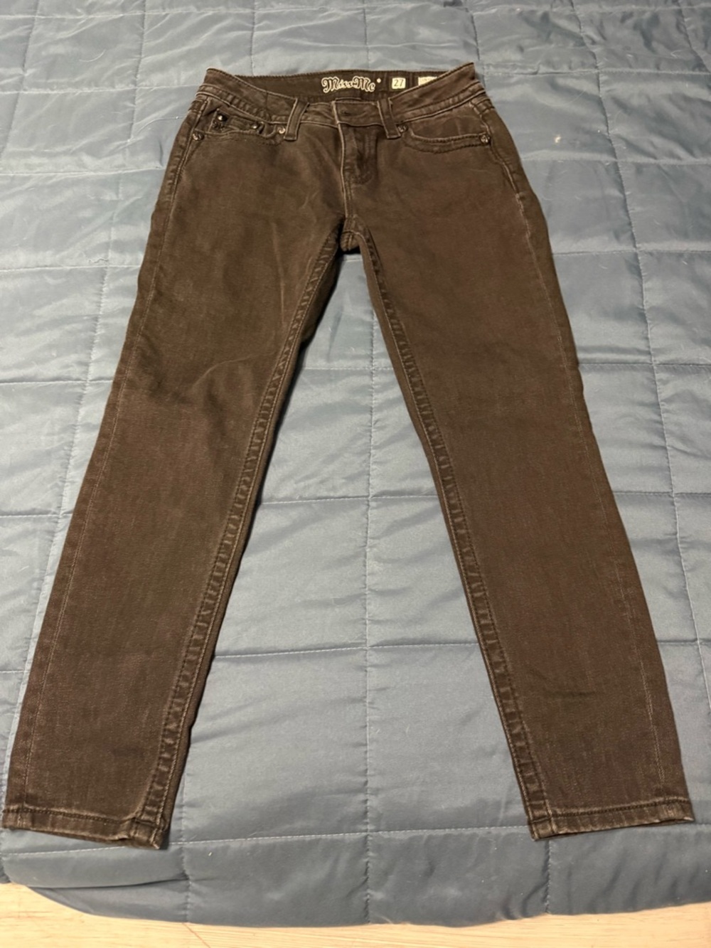 Miss Me Black Skinny Jeans Size 27